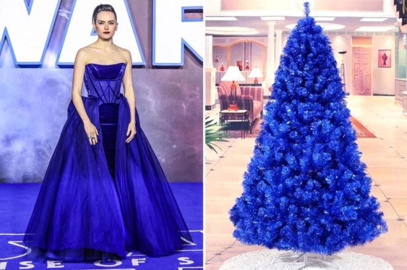 Vestida para la ocasión estrellas como árbol de Navidad: 13 imágenes de moda de las celebridades y los árboles de Navidad en el mismo estilo Vestida para la ocasión estrellas como árbol de Navidad: 13 imágenes de moda de las celebridades y los árboles de Navidad en el mismo estilo
