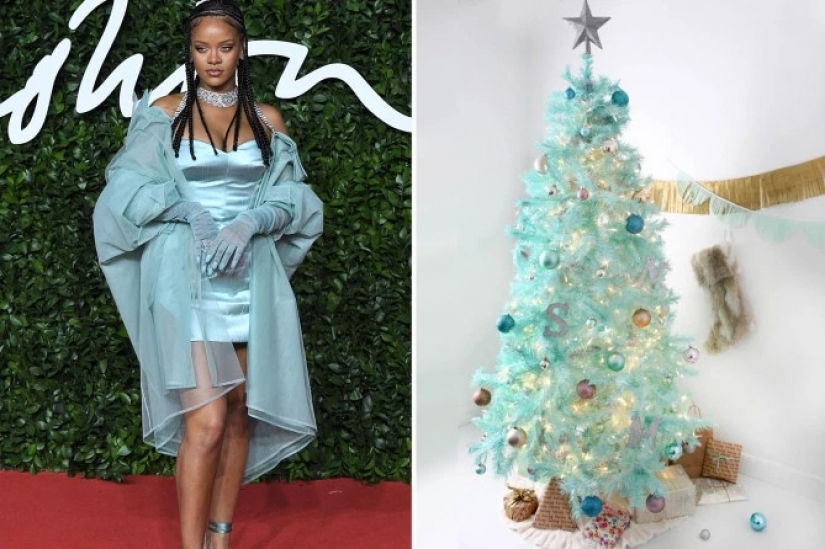 Vestida para la ocasión estrellas como árbol de Navidad: 13 imágenes de moda de las celebridades y los árboles de Navidad en el mismo estilo Vestida para la ocasión estrellas como árbol de Navidad: 13 imágenes de moda de las celebridades y los árboles de Navidad en el mismo estilo