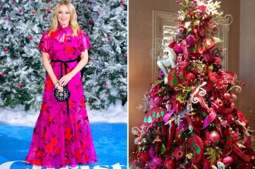 Vestida para la ocasión estrellas como árbol de Navidad: 13 imágenes de moda de las celebridades y los árboles de Navidad en el mismo estilo Vestida para la ocasión estrellas como árbol de Navidad: 13 imágenes de moda de las celebridades y los árboles de Navidad en el mismo estilo