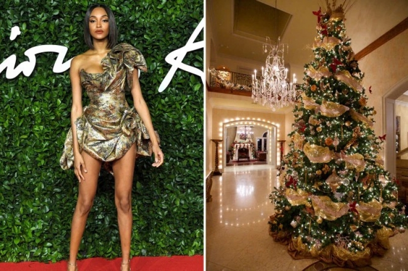 Vestida para la ocasión estrellas como árbol de Navidad: 13 imágenes de moda de las celebridades y los árboles de Navidad en el mismo estilo Vestida para la ocasión estrellas como árbol de Navidad: 13 imágenes de moda de las celebridades y los árboles de Navidad en el mismo estilo