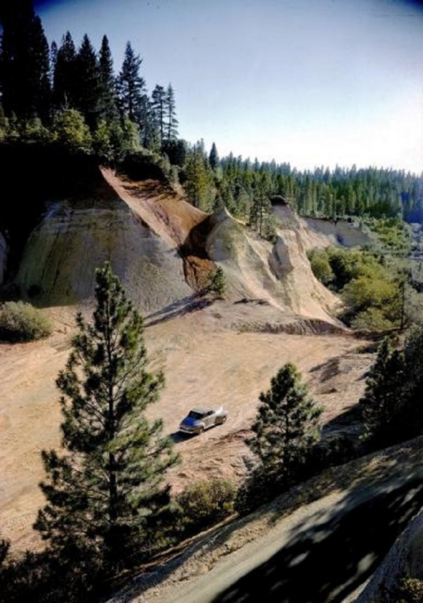Vintage photography of the heritage of the gold rush