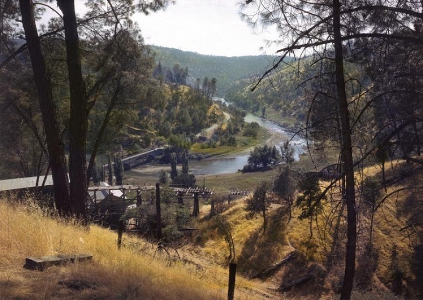 Vintage photography of the heritage of the gold rush