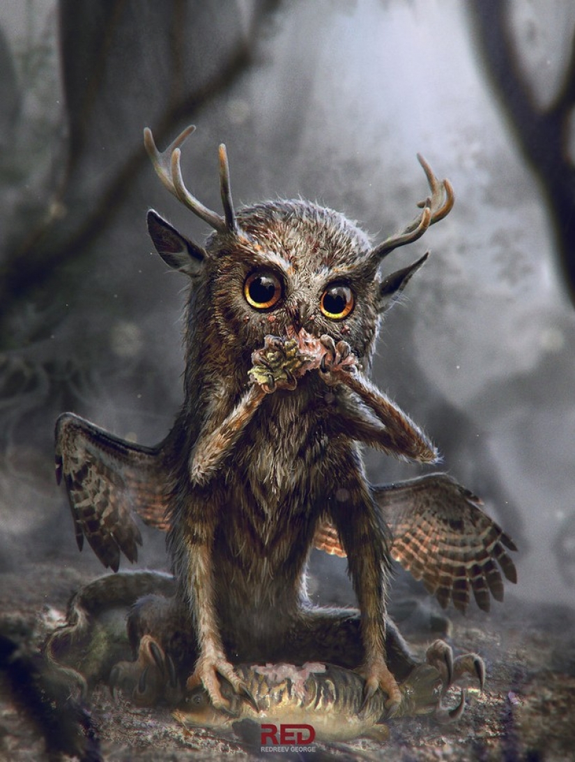 Viva los mundos de fantasía de la Chelyabinsk artista George Redreev