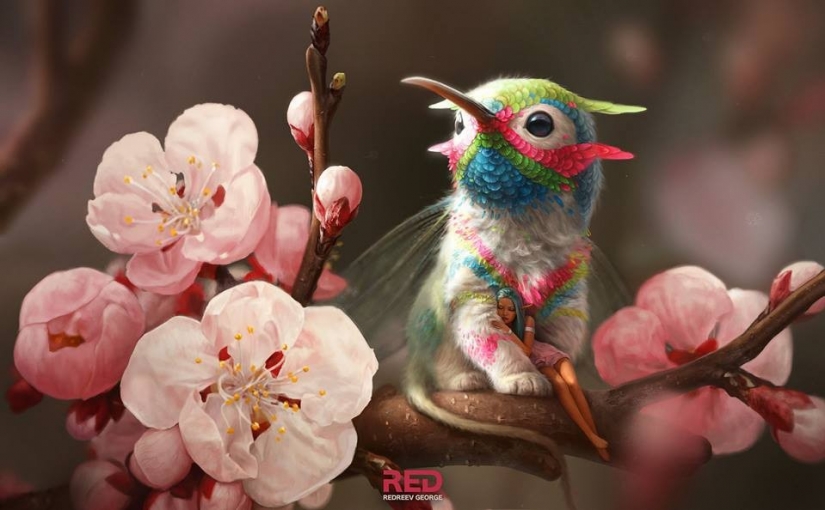 Viva los mundos de fantasía de la Chelyabinsk artista George Redreev