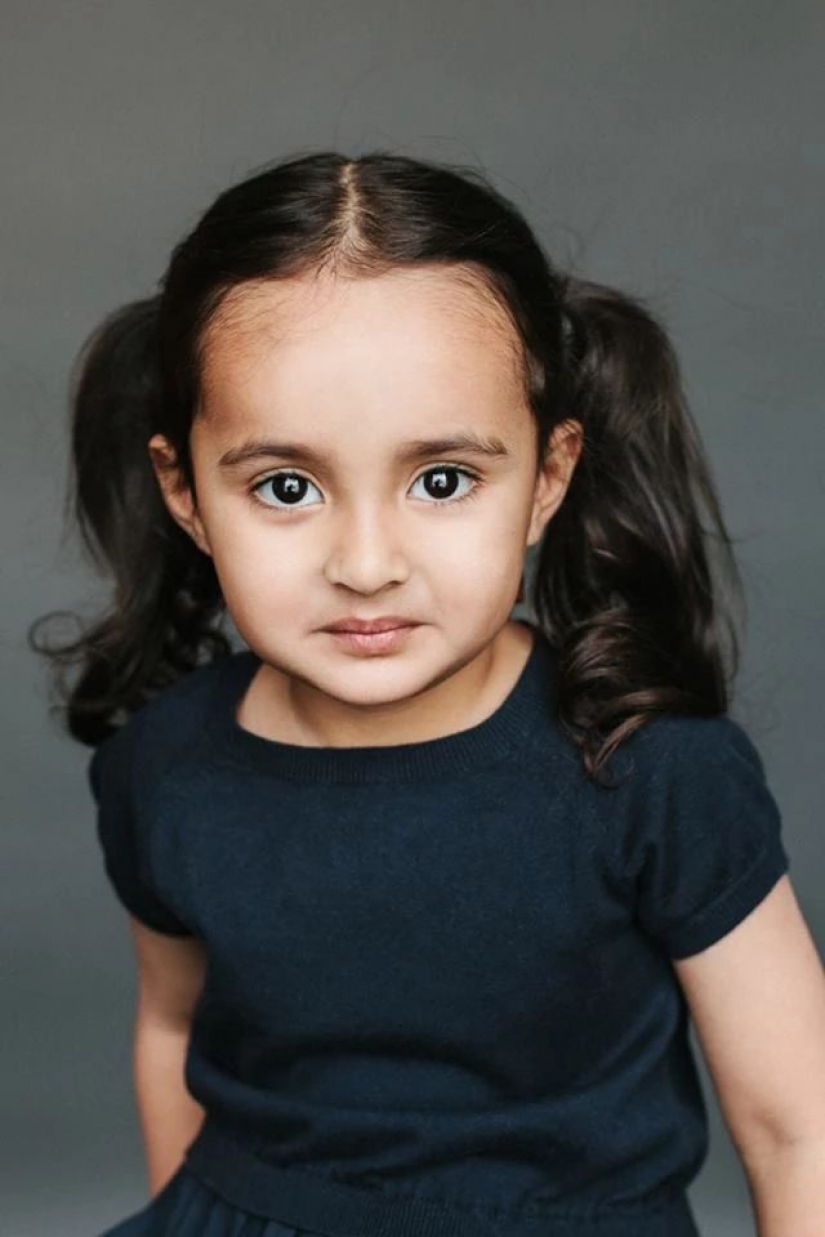 What if dad is Uzbek, and my mother is Armenian? 13 children with unusual beauty because of the mixed blood