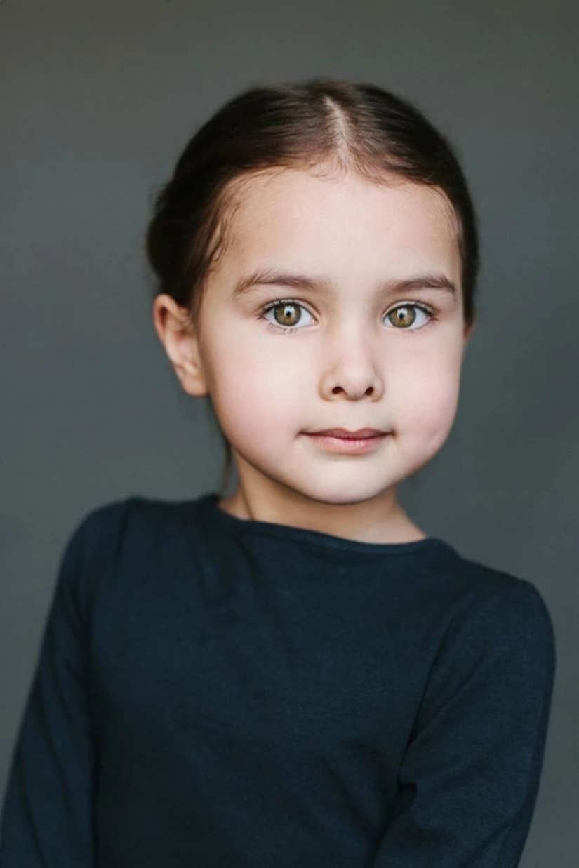 What if dad is Uzbek, and my mother is Armenian? 13 children with unusual beauty because of the mixed blood