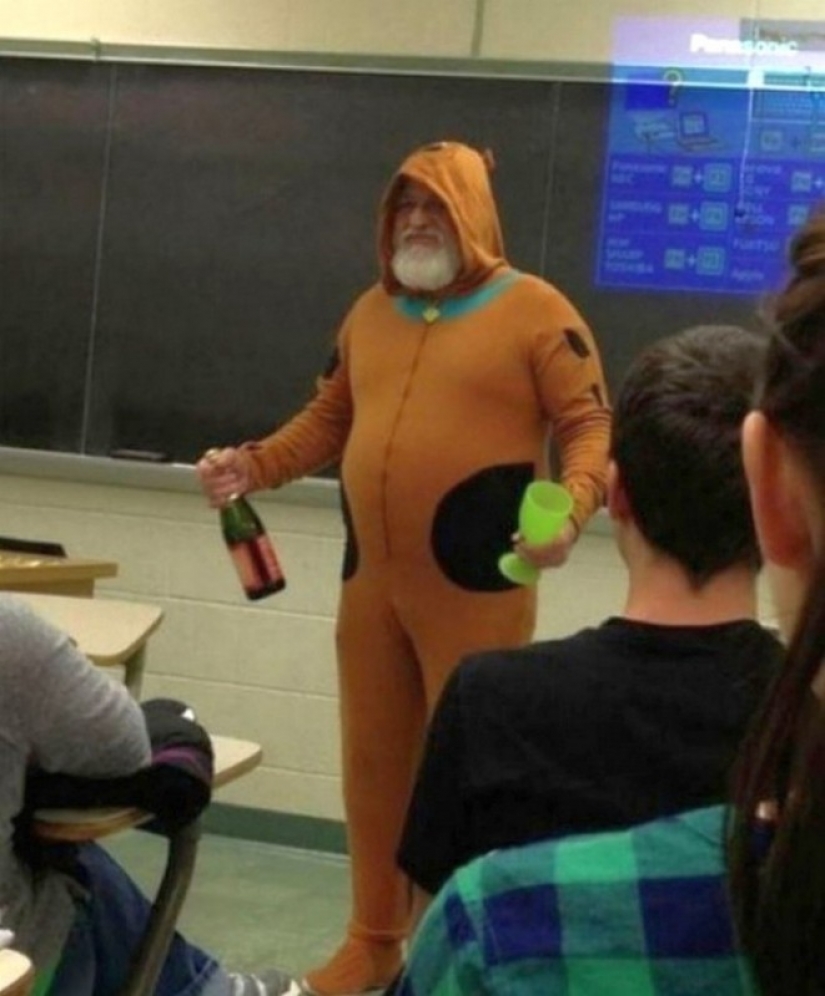 When the teacher is really cool