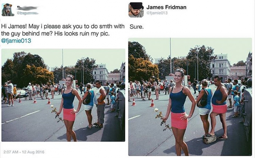 When you ask for a photoshop of the picture and the Retoucher is a master of trolling When you ask for a photoshop of the picture and the Retoucher is a master of trolling