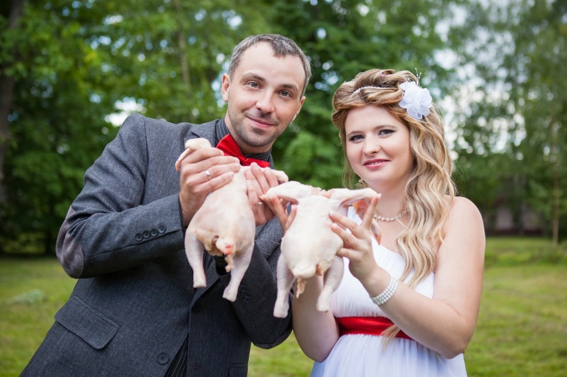 Wildest thrash in the darkness of revelry: "best" wedding photos from Russia Wildest thrash in the darkness of revelry: "best" wedding photos from Russia