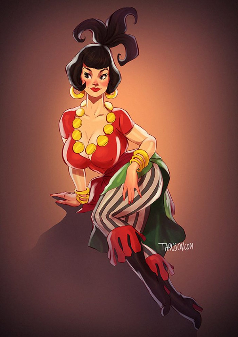 Y Shapoklyak sexy! 6 heroínas de la unión Soviética de dibujos animados en el estilo de las pin-up Y Shapoklyak sexy! 6 heroínas de la unión Soviética de dibujos animados en el estilo de las pin-up