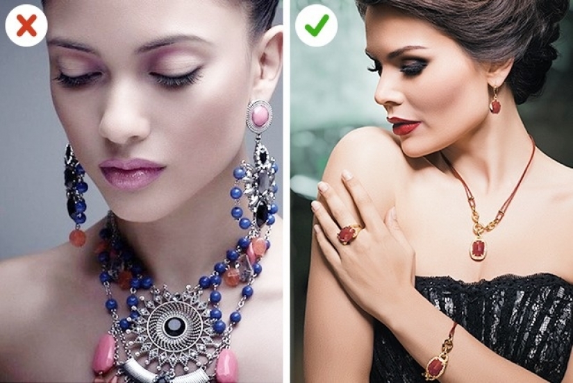 10 basic rules for combining accessories