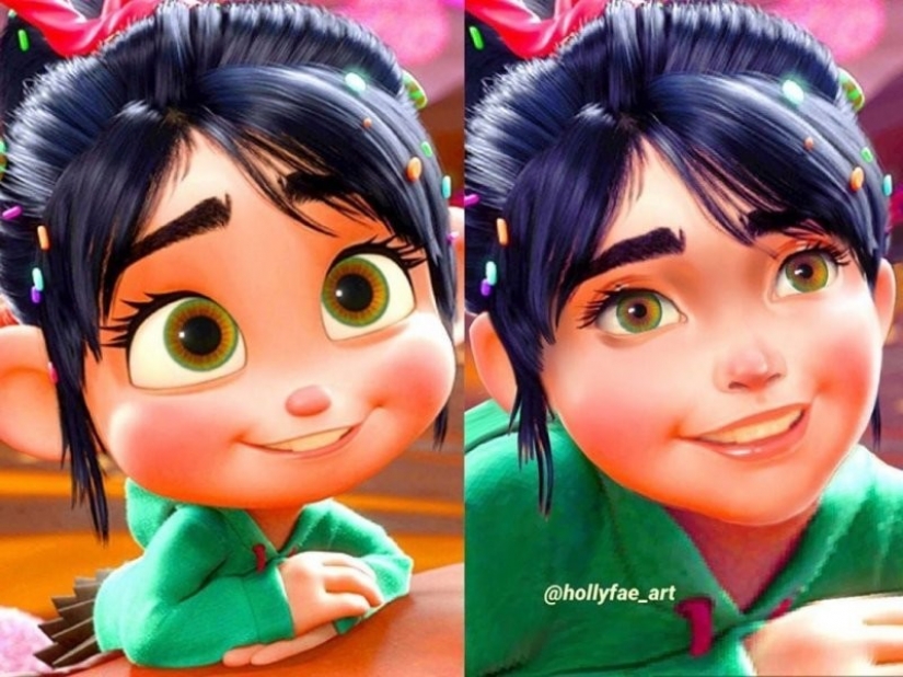 10 Disney cartoon characters with more realistic Faces 10 Disney cartoon characters with more realistic Faces
