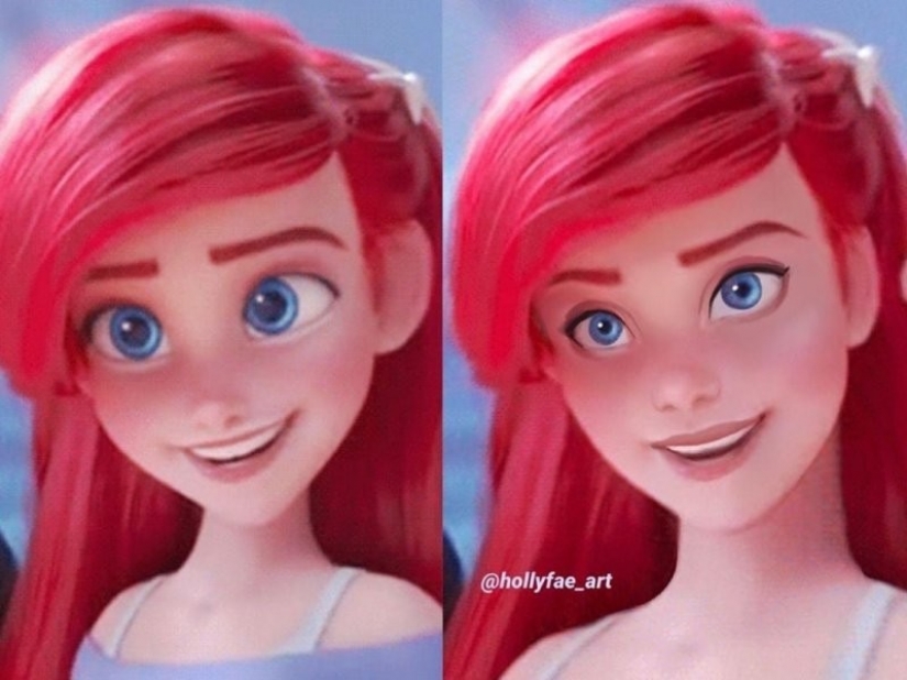 10 Disney cartoon characters with more realistic Faces 10 Disney cartoon characters with more realistic Faces