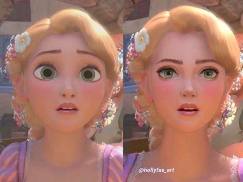 10 Disney cartoon characters with more realistic Faces 10 Disney cartoon characters with more realistic Faces