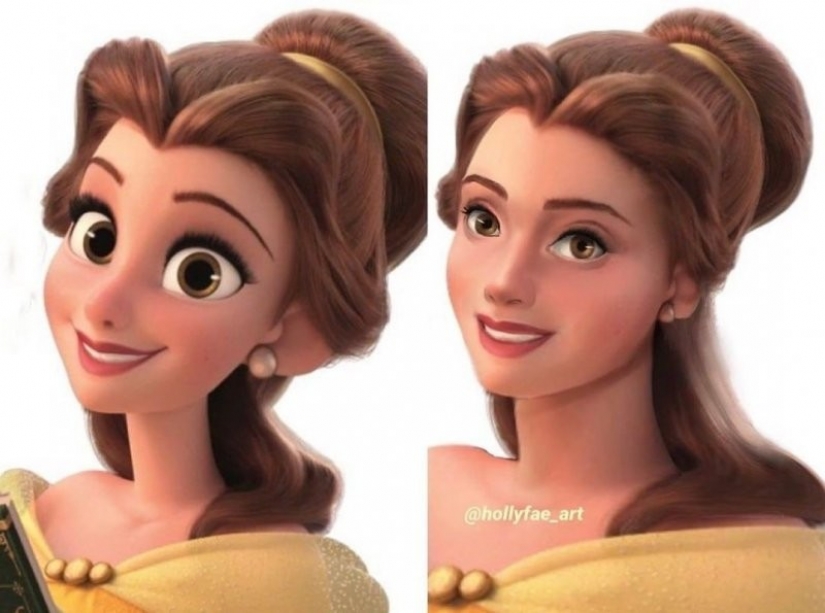 10 Disney cartoon characters with more realistic Faces 10 Disney cartoon characters with more realistic Faces