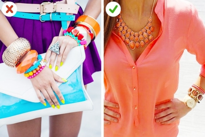 10 reglas básicas para combinar accesorios