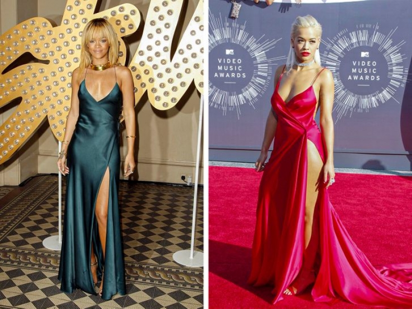 11 celebridades han copiado los atuendos de sus colegas y no podemos decidir quién gana esta batalla de la moda