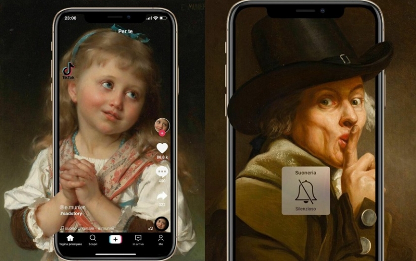 12 pinturas clásicas que se han actualizado en el contexto de las redes sociales 12 pinturas clásicas que se han actualizado en el contexto de las redes sociales