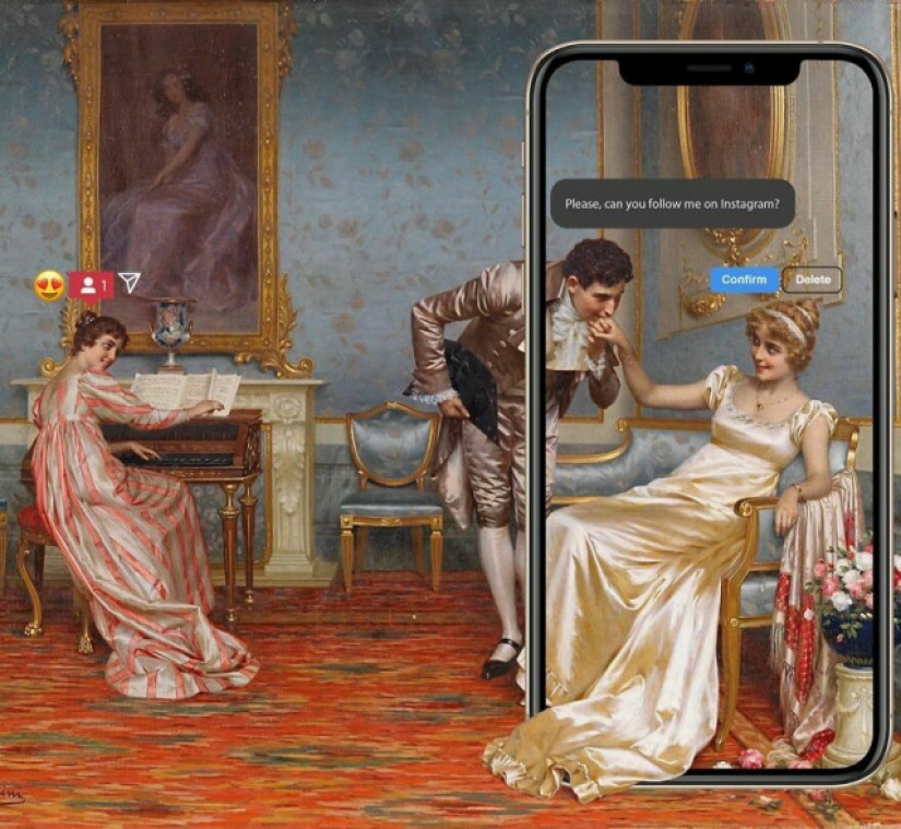 12 pinturas clásicas que se han actualizado en el contexto de las redes sociales 12 pinturas clásicas que se han actualizado en el contexto de las redes sociales