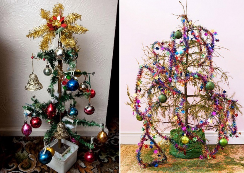 13 de la más fea de árboles de Navidad