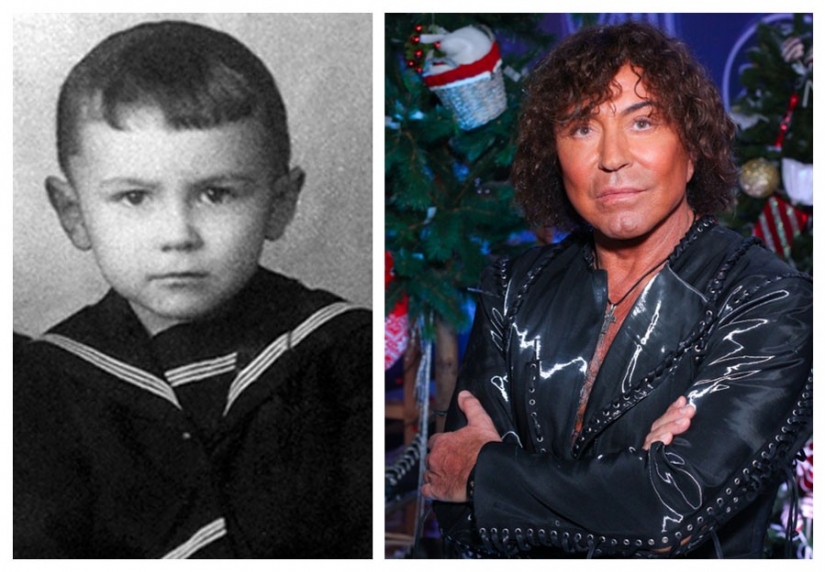 14 Russian stars in childhood and now