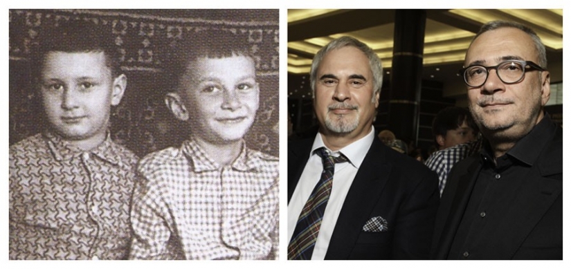 14 Russian stars in childhood and now