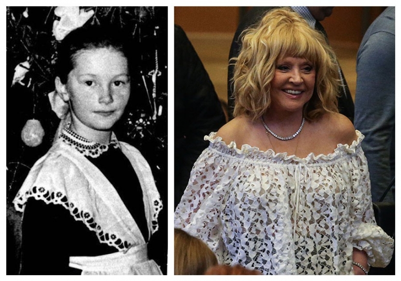 14 Russian stars in childhood and now