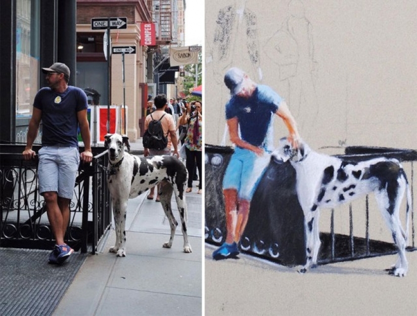 15 atmosférica dibujos de la gente de nueva York de los Rusos Oli Nick 15 atmosférica dibujos de la gente de nueva York de los Rusos Oli Nick