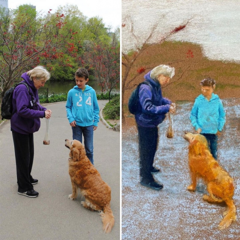 15 atmosférica dibujos de la gente de nueva York de los Rusos Oli Nick 15 atmosférica dibujos de la gente de nueva York de los Rusos Oli Nick
