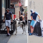 15 atmosférica dibujos de la gente de nueva York de los Rusos Oli Nick