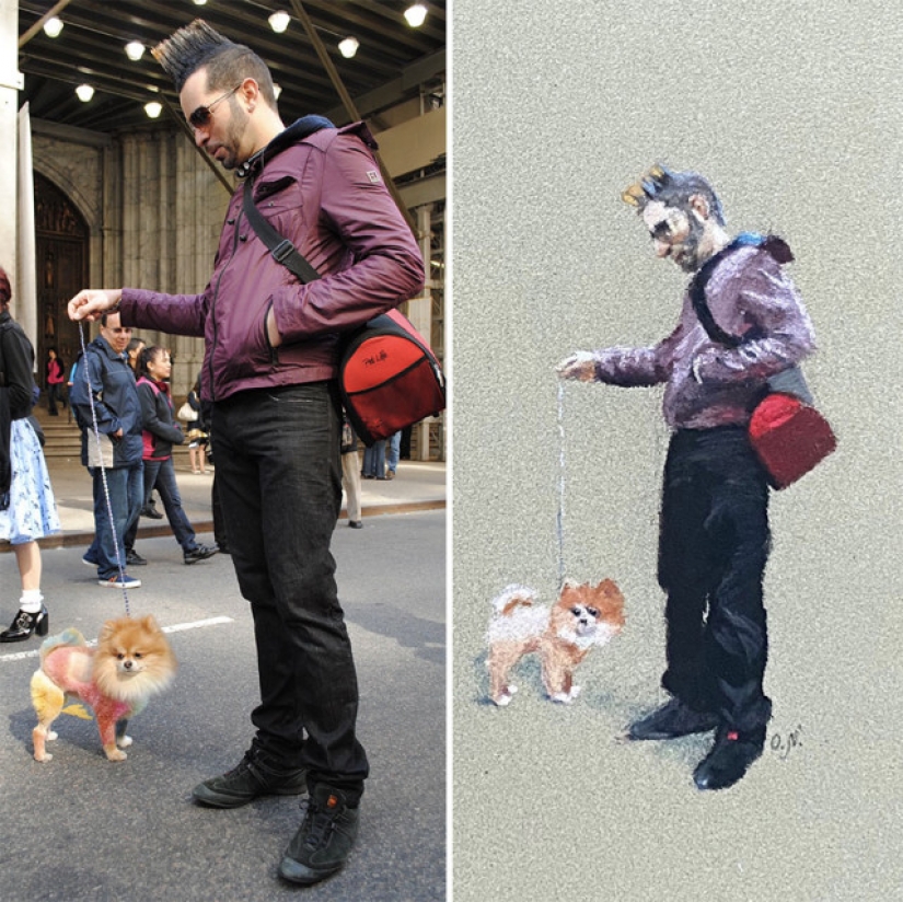 15 atmosférica dibujos de la gente de nueva York de los Rusos Oli Nick 15 atmosférica dibujos de la gente de nueva York de los Rusos Oli Nick