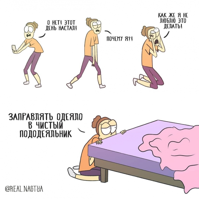 15 divertido y honesto comics acerca de la maternidad de Anastasia Lykova