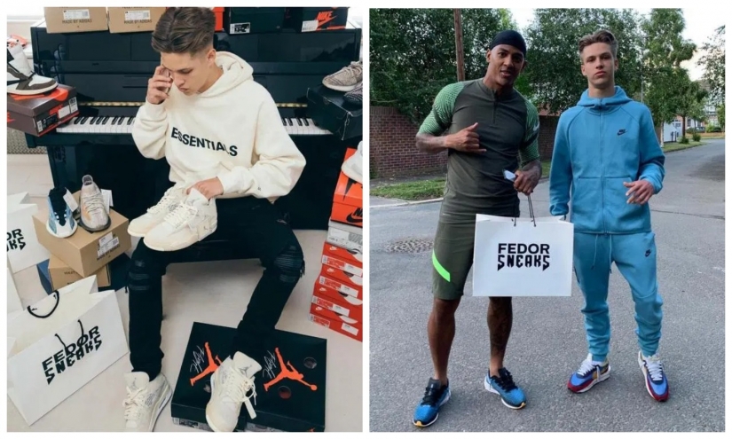 17 años Fedor obtiene ronda suma, trabajar como personal shopper para los jugadores Británicos