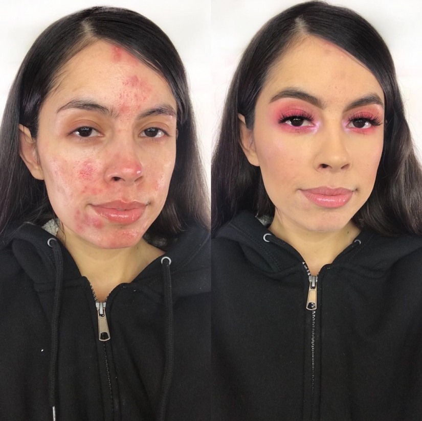 17 fotos que prueban que el maquillaje es una fuerza poderosa