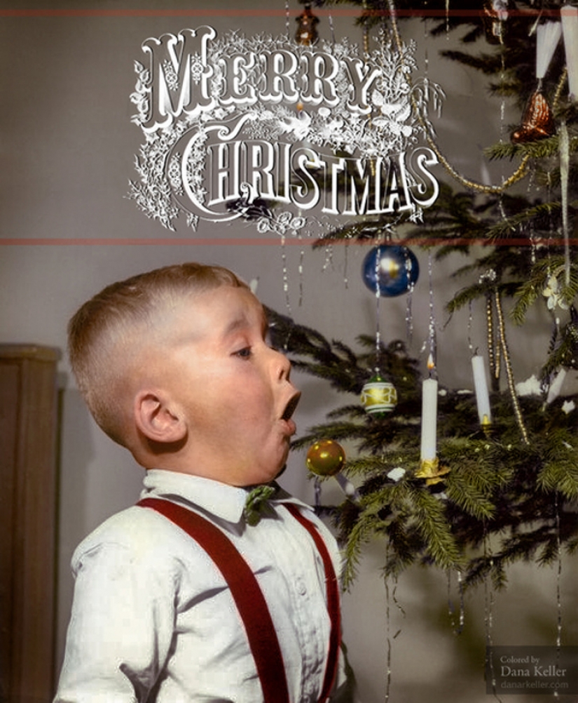 19 colored historical photographs