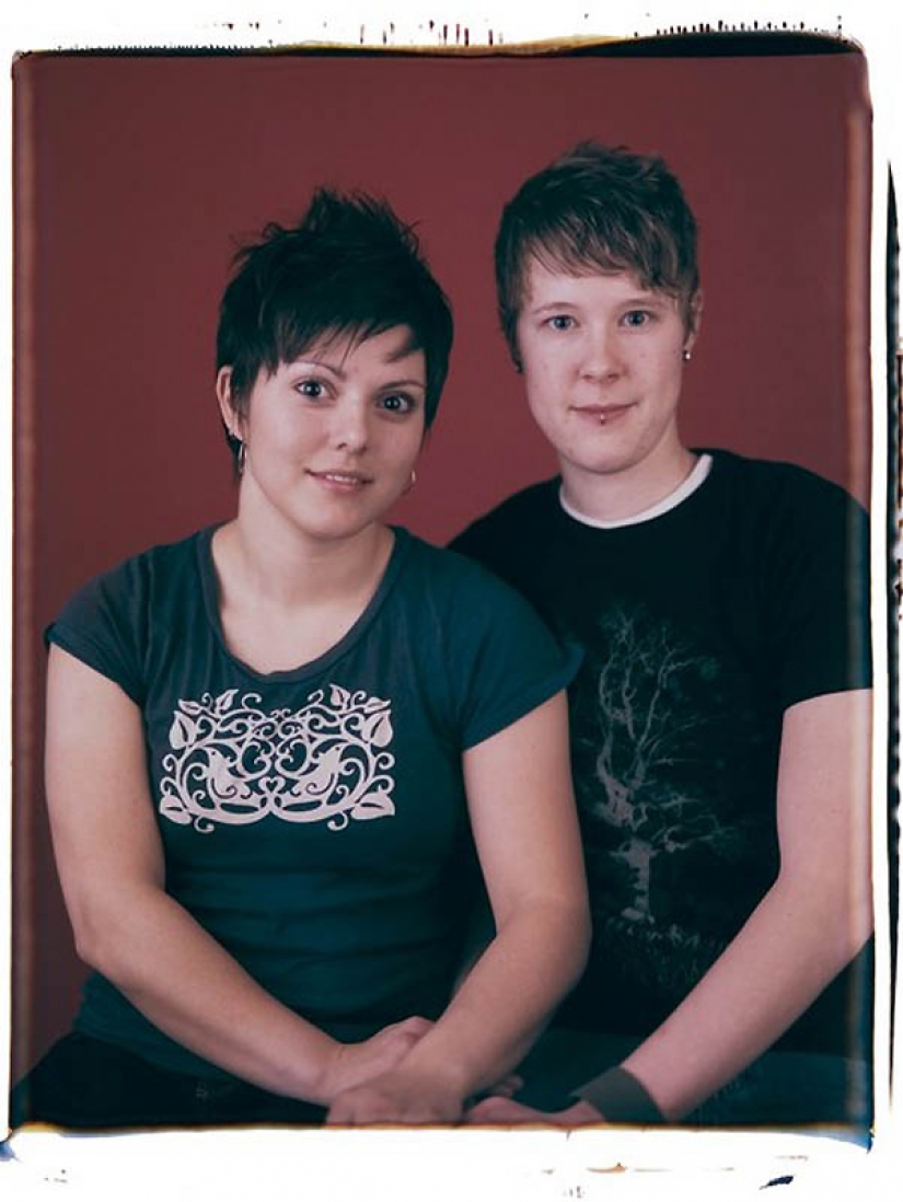 20 retratos del proyecto fotográfico de parejas»