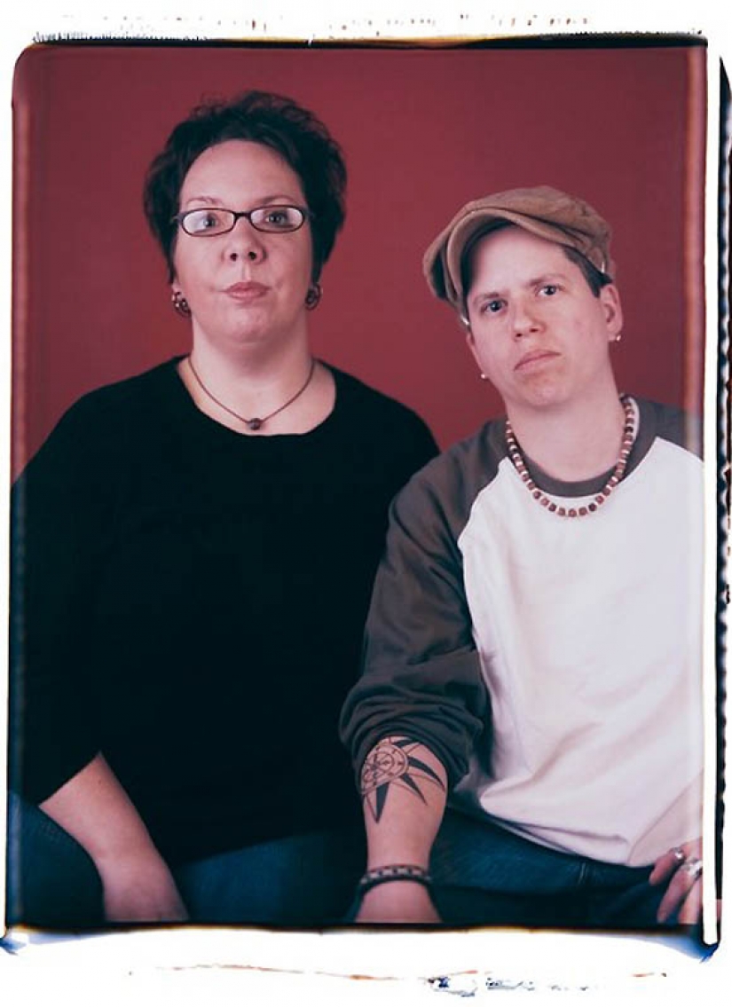 20 retratos del proyecto fotográfico de parejas»