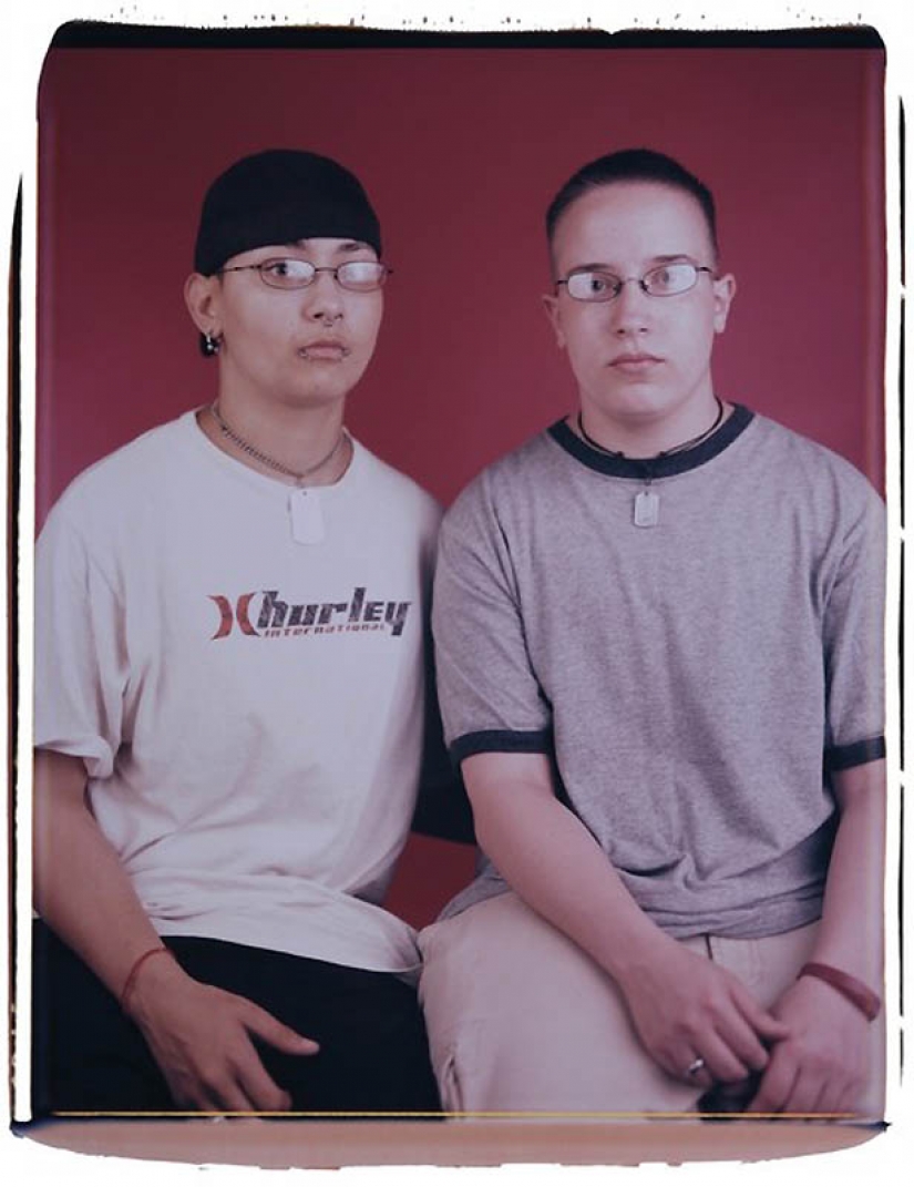 20 retratos del proyecto fotográfico de parejas»