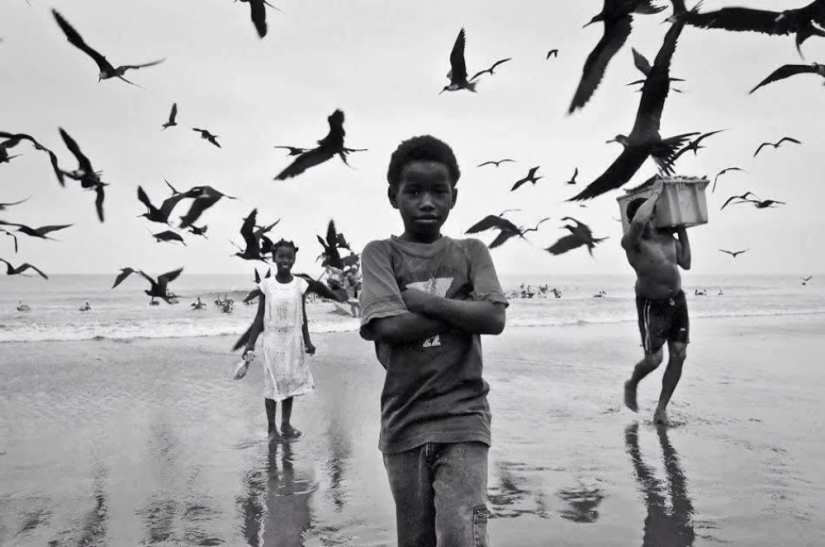 20 tomas en blanco y negro, en la que los fotógrafos a la izquierda un trozo de mi alma
