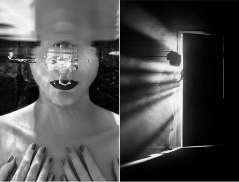 20 tomas en blanco y negro, en la que los fotógrafos a la izquierda un trozo de mi alma