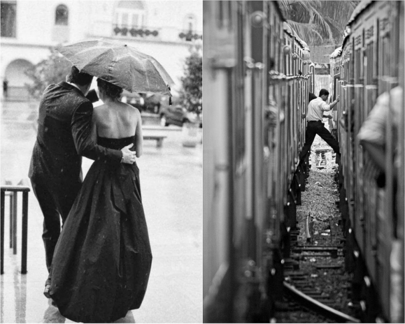 20 tomas en blanco y negro, en la que los fotógrafos a la izquierda un trozo de mi alma
