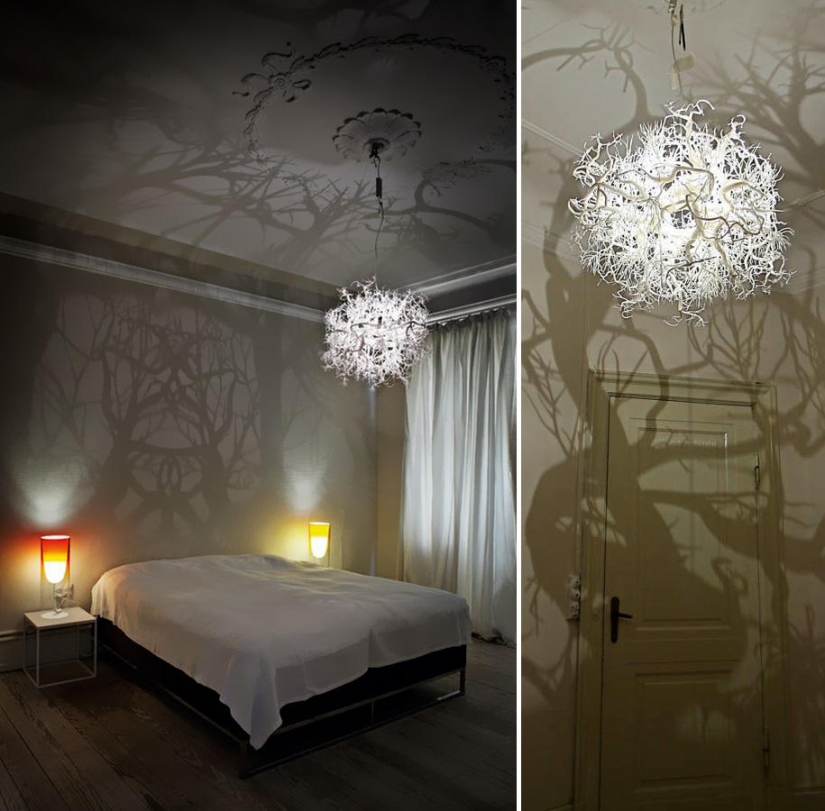 22 ideas for making lamps and chandeliers from everyday objects