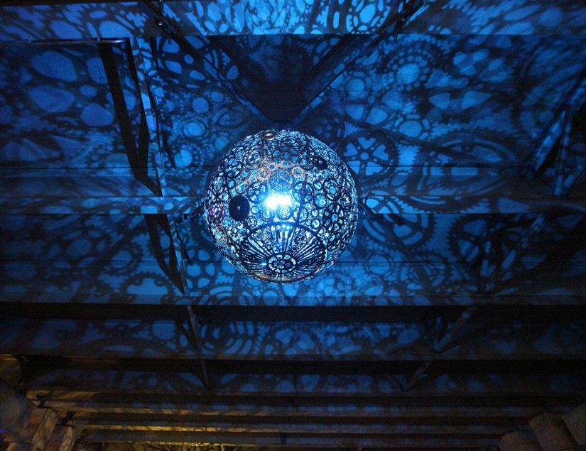 22 ideas for making lamps and chandeliers from everyday objects