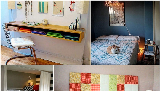 23 tips on how to equip a small bedroom
