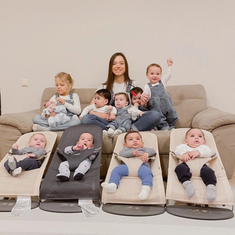 23-year-old Russian for the year was the mother of ten kids, all of them her biological children 23-year-old Russian for the year was the mother of ten kids, all of them her biological children
