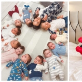 23-year-old Russian for the year was the mother of ten kids, all of them her biological children