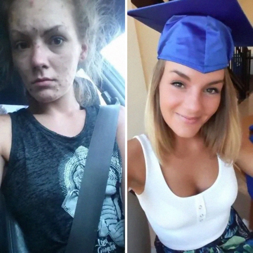 25 photos of people before and after overcoming addiction 25 photos of people before and after overcoming addiction