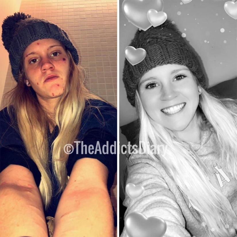 25 photos of people before and after overcoming addiction 25 photos of people before and after overcoming addiction
