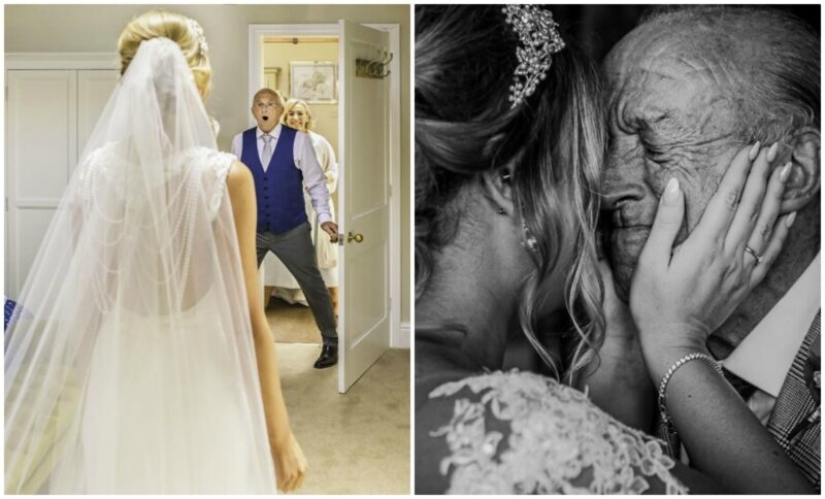 26 touching photos of fathers who did not hold back emotions at the wedding of their daughters 26 touching photos of fathers who did not hold back emotions at the wedding of their daughters