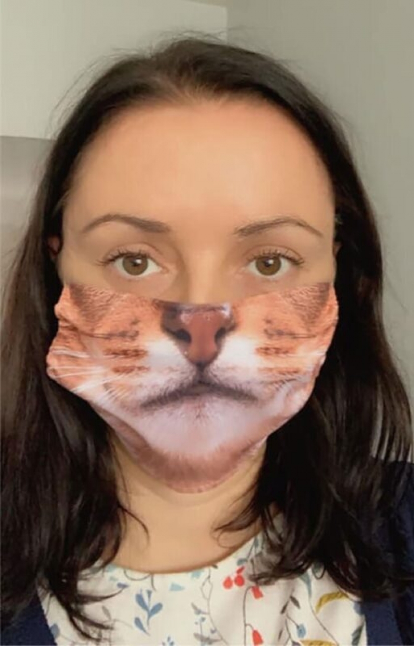 30 extrañas y divertidas máscaras protectoras para gatos
